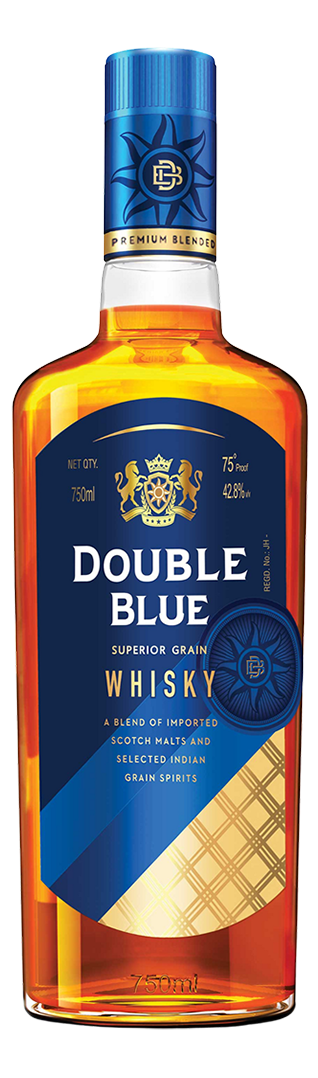 Double Blue bottle